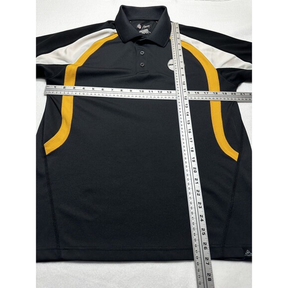 Pittsburgh Steelers NFL Polo Short Sleeve Men’s Medium Football - *Small Snags* - Picture 9 of 12
